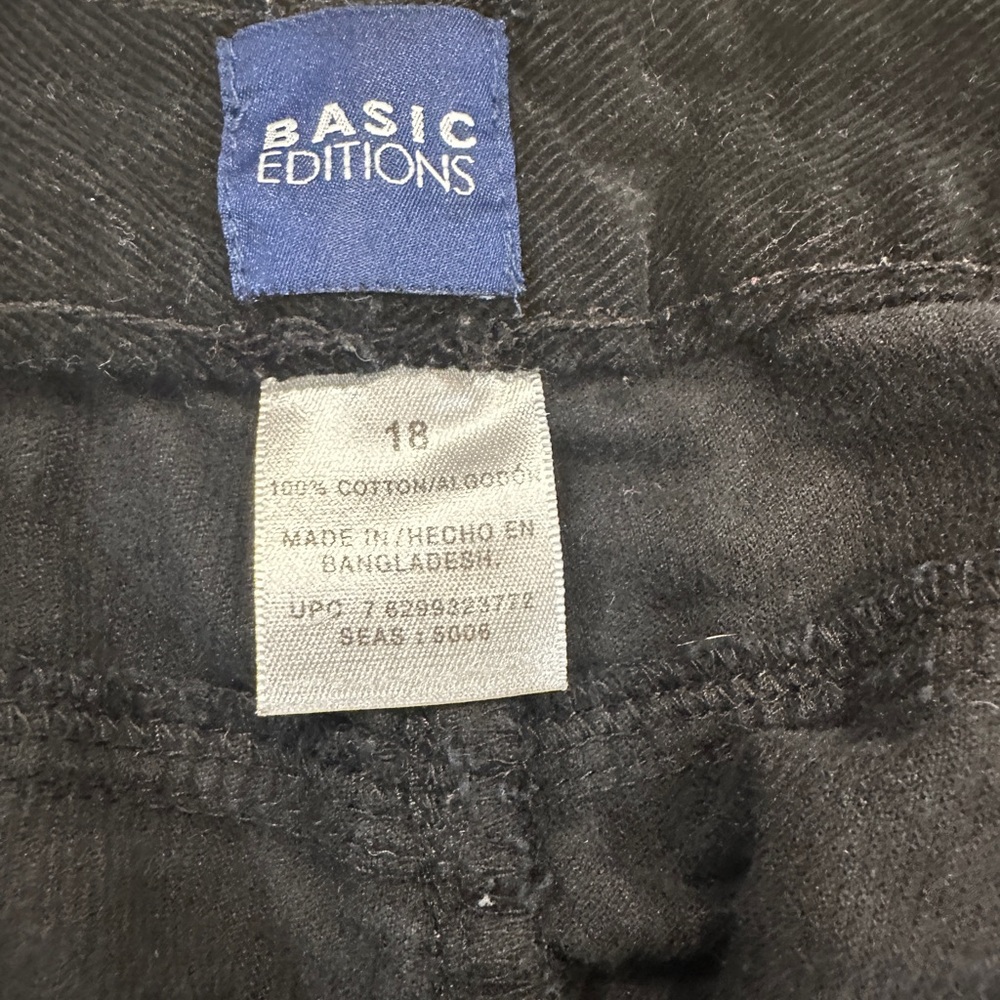 Basic Editions Black Wide Leg Pants - image 4